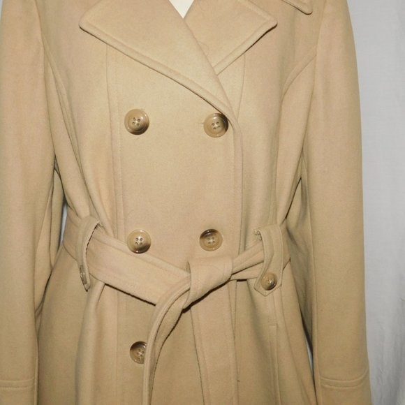 Croft & Barrow Wool Blend Pea Coat Size Large - Picture 2 of 10